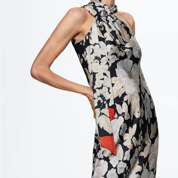 MANGO Long Dress Size: 8 NWOT - Picture 1 of 6